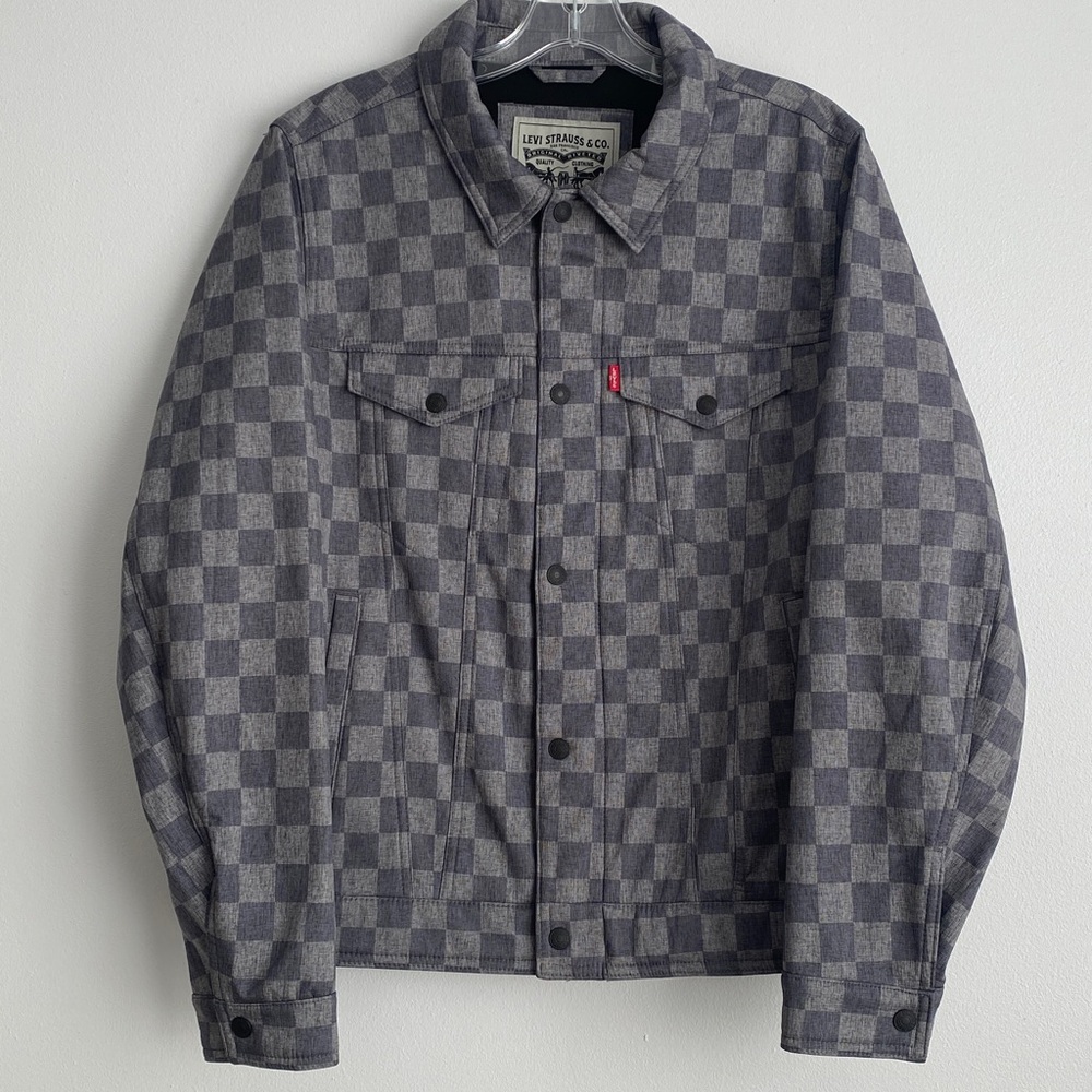 Levi's Soft Shell Classic Trucker Jacket Size Sma… - image 2